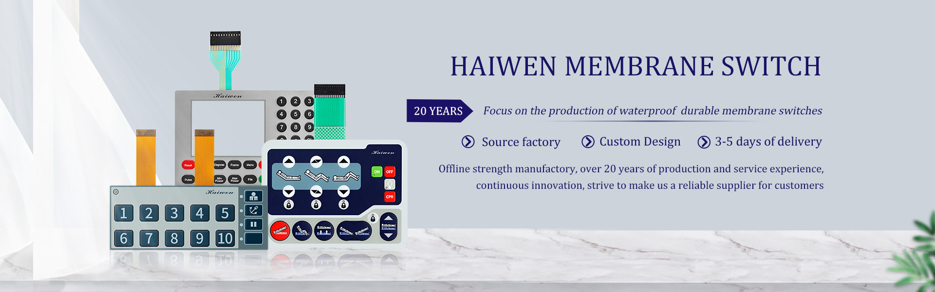 Kalite PET Devre Membran Anahtarı Fabrika